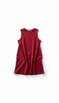 Candy Red Organic Cotton Dress