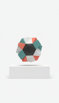 Charcoal Accent Geometric Puzzle Toy