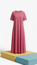 Raspberry Organic Cotton Dress
